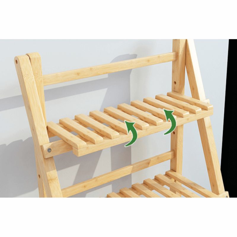 Skladací regál, bambus, TYP 1