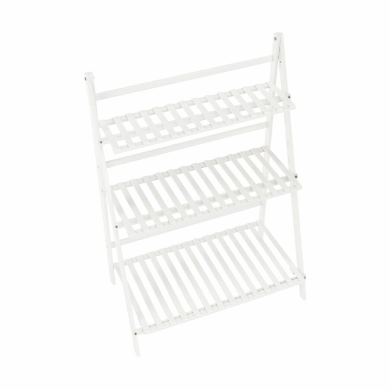 Skladací regál, biely, TYP 1