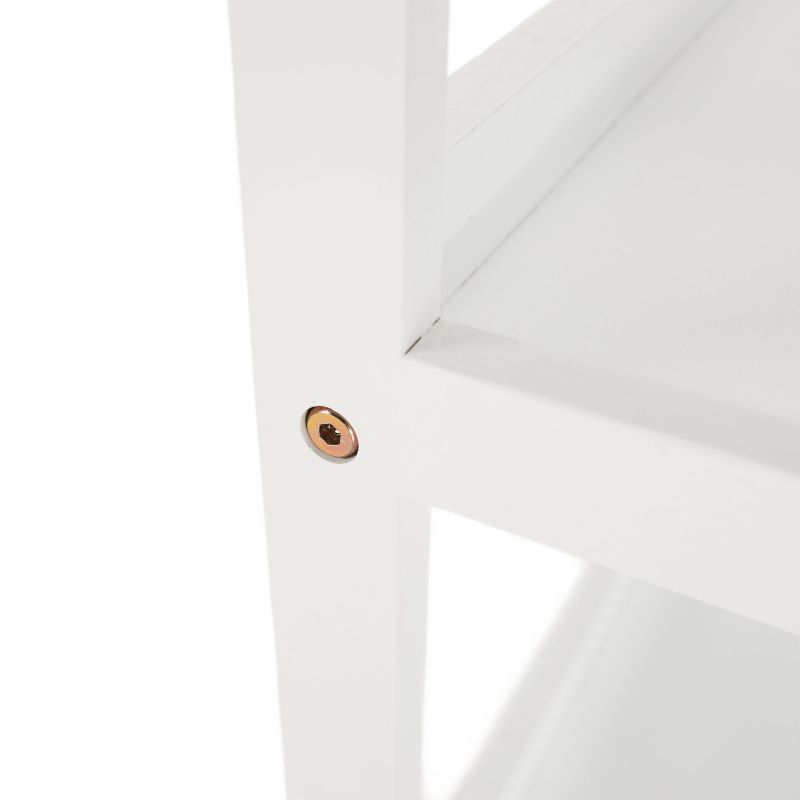 Šikovný 3-policový regál, biela