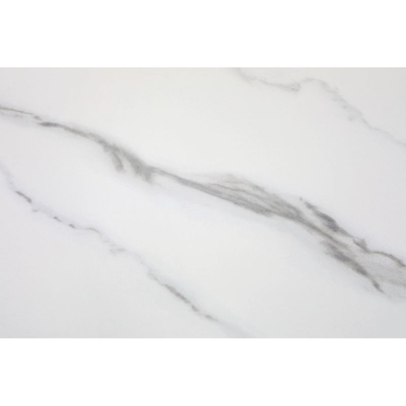 Konferenčný stolík 120x60, biely mramor, nohy šedý kov