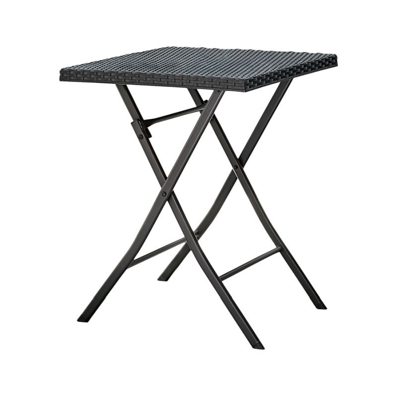 Záhradný ratanový set 1+2, čierna