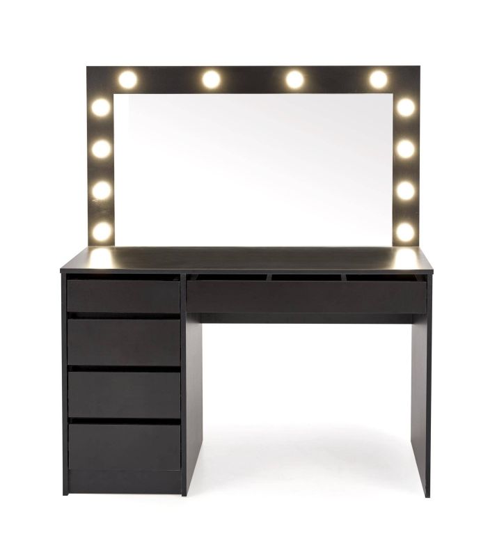 Toaletný stolík XL v čiernom prevedení