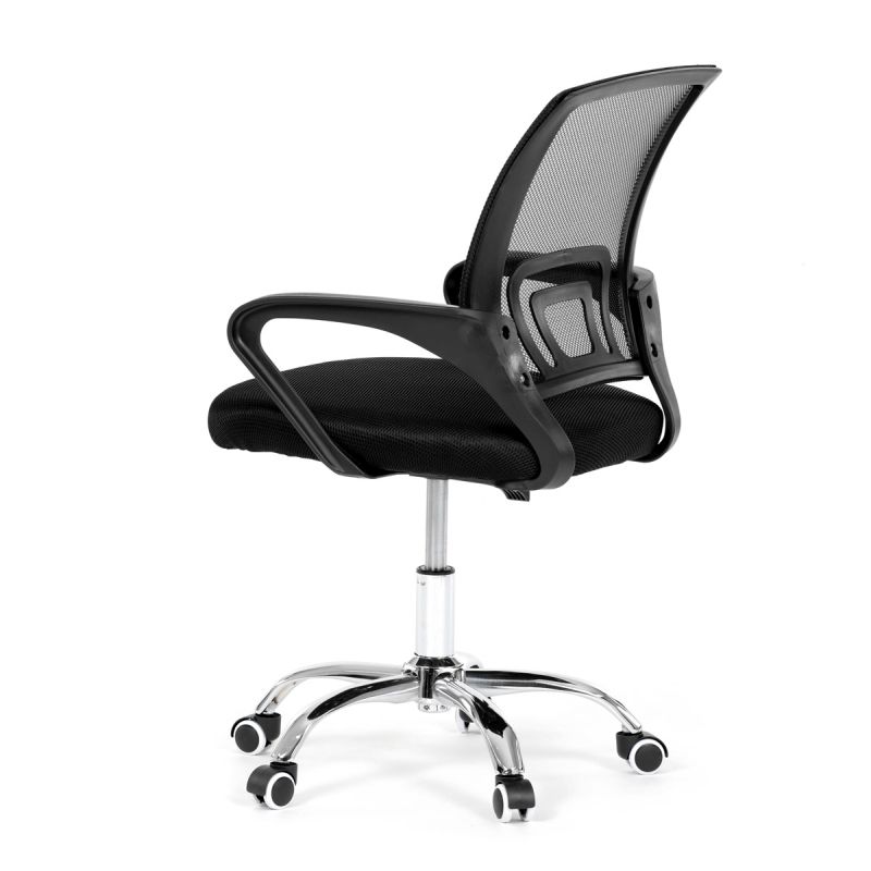 Kancelárska stolička, poťah čierna látka a sieťovina MESH