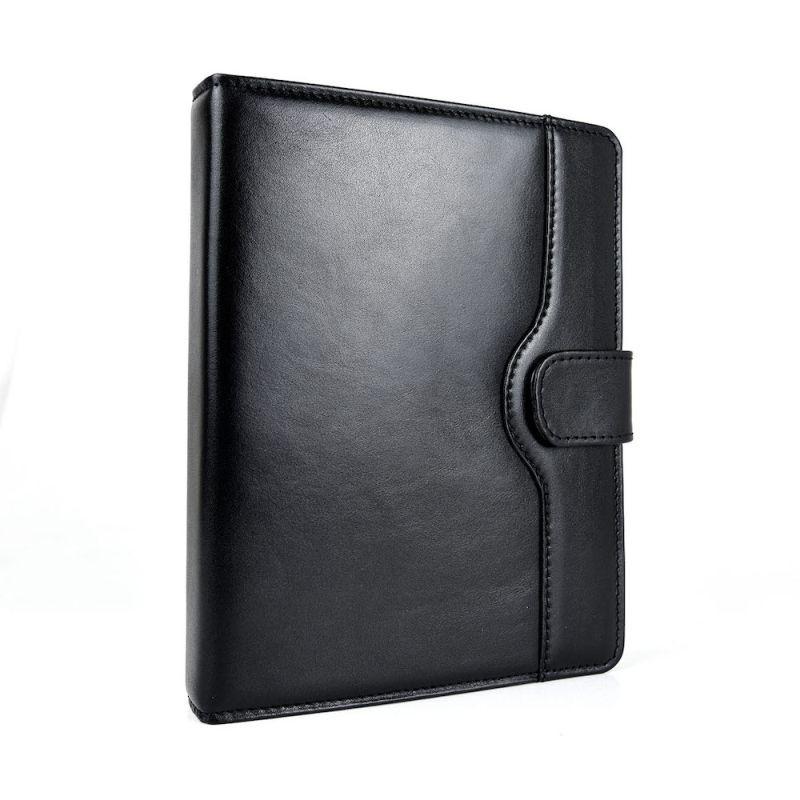 Kožený diár z prírodnej usne v čiernej farbe