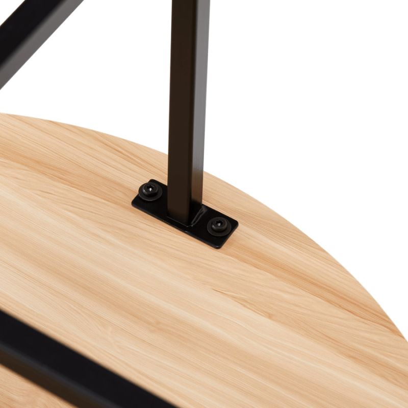 Konferenčný stolík s moderným dizajnom vo farebnom prevedení dub-čierna 