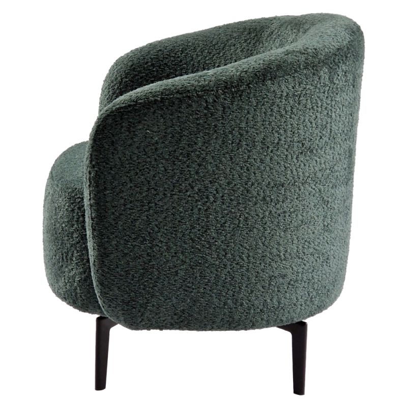 Celočalúnené kreslo v zelenom farebnom prevedení