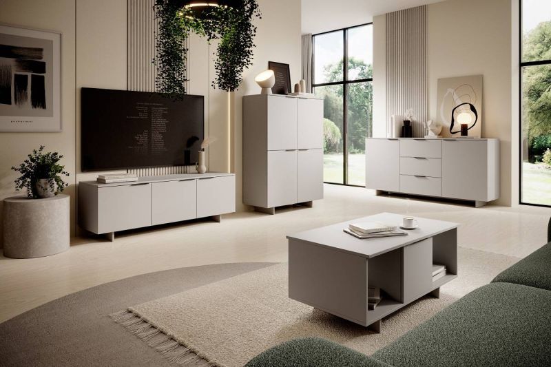 Komoda 1D3S, pieskovo béžová