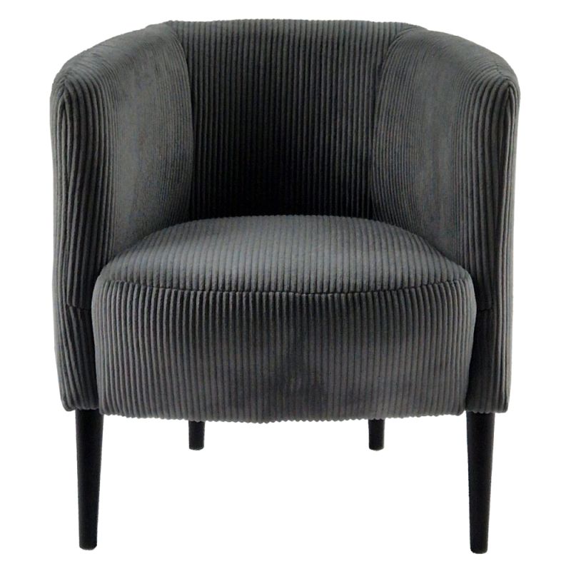 Dizajnové kreslo v prevedení sivá-čierna