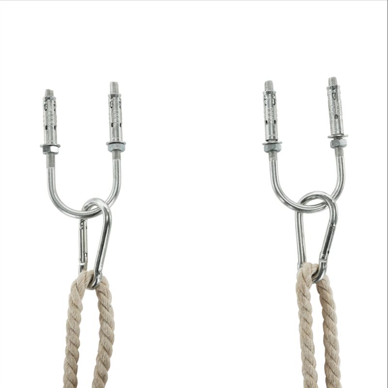 Hojdačka pre deti, biela-sivá