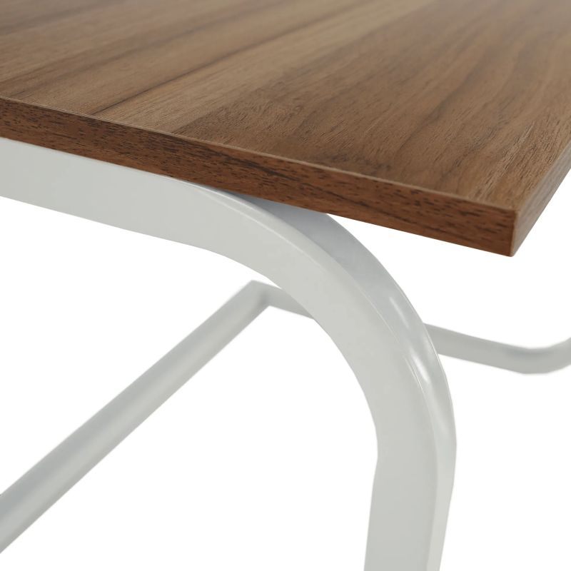 Odkladacia polica, biela-dub natural