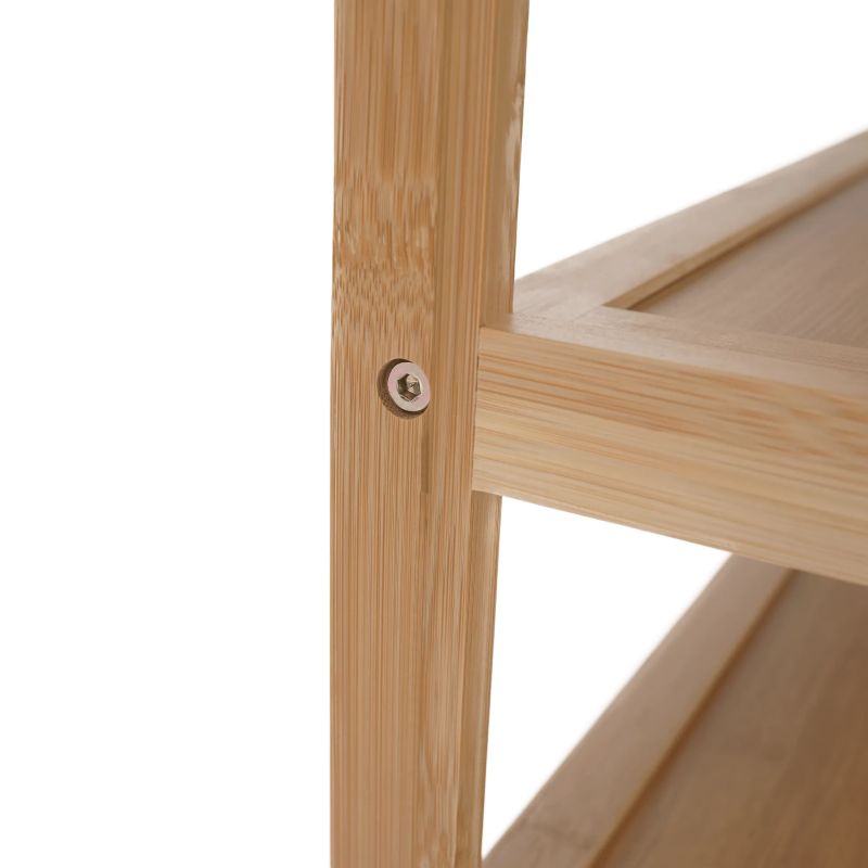 Botník 5-policový, prírodný bambus