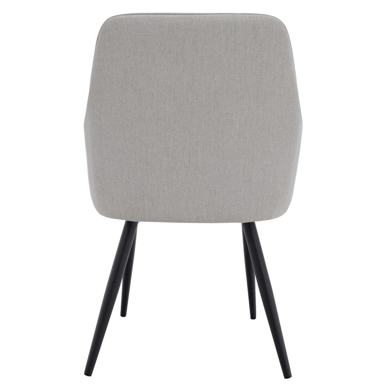 Štýlové dizajnové kreslo, svetlosivá-čierna