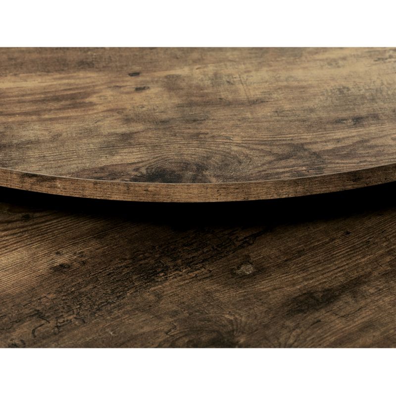 Set 2 ks stolíkov, MDF, dekor staré drevo