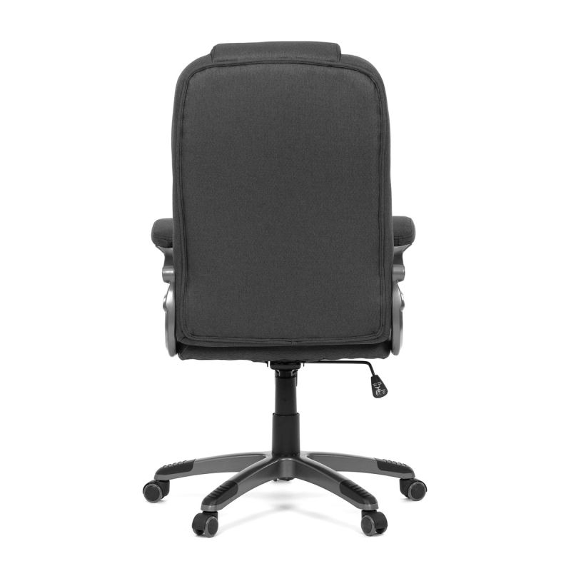 Štýlová kancelárska stolička čalúnená čiernou látkou