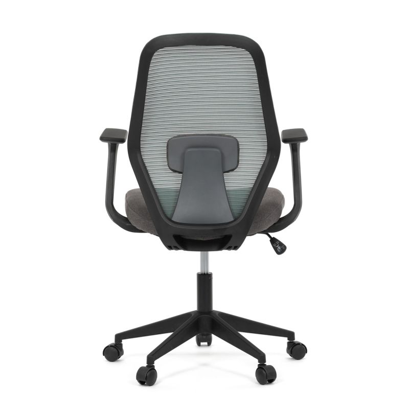 Moderná kancelárska stolička, látka zelená, hojdací mechanizmus