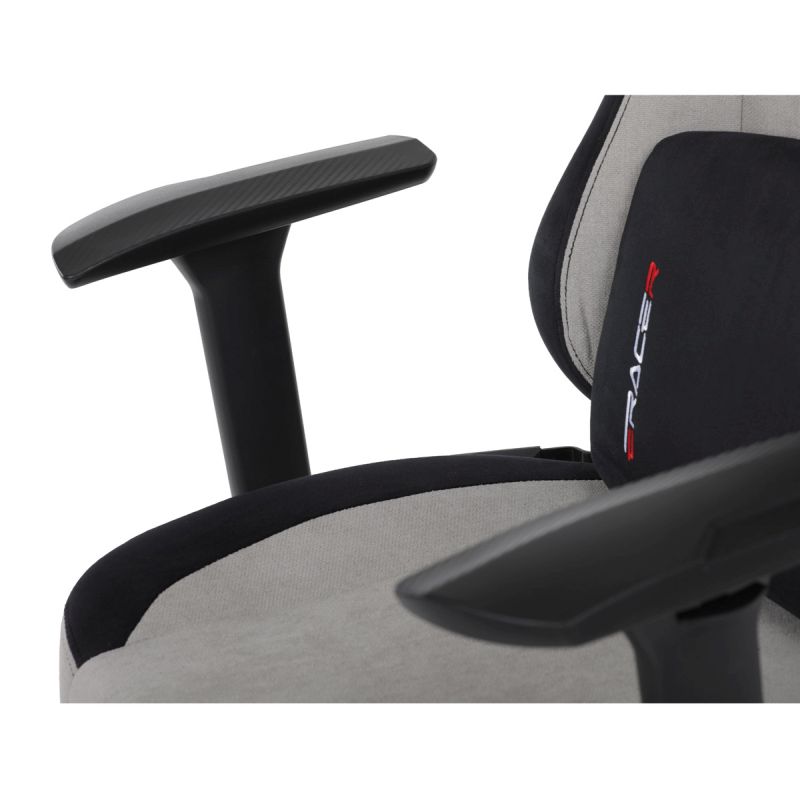 Herné kreslo, strieborná látka, hojdací mechanizmus