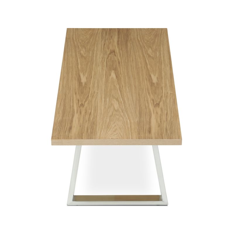 Konferenčný stôl v modernom dizajne 120x60cm, MDF doska, odtieň dub