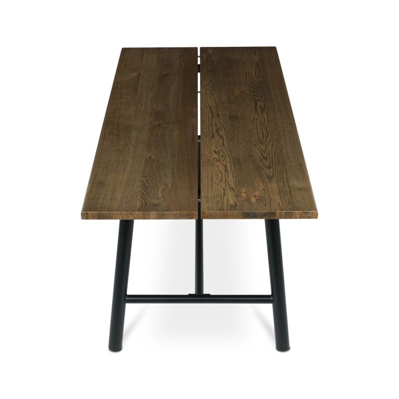 Stôl jedálenský, 180x90cm, dyha, farba orech