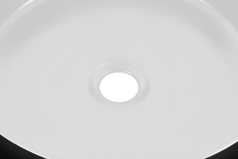 Umývadlo CMD SIMPLE 8 WHITE/BLACK 36 UM-6259-DP biela/čierna