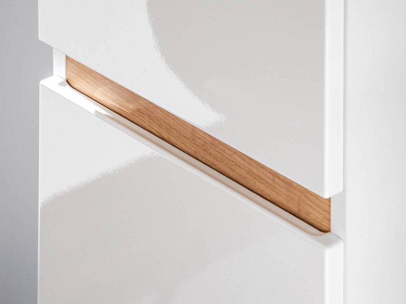 Kúpeľňová skrinka 820 biela/dub