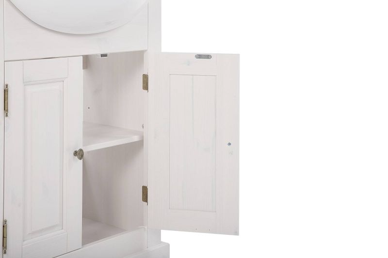 Kúpeľňová skrinka 861 biela