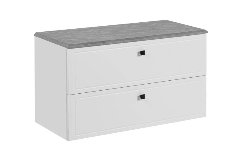 Skrinka do kúpeľne 82-100 biela/biely mat