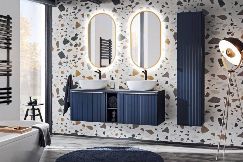 Kúpeľňová doska 89-160-B modrý indigo