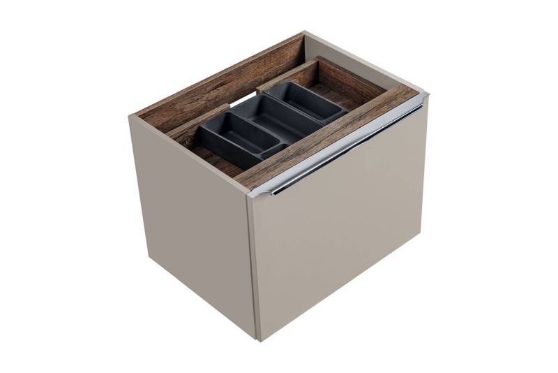 Skrinka do kúpeľne 82-60-B-2S sivý krém