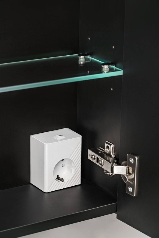 Skrinka do kúpeľne 84-60-A-2D, čierna