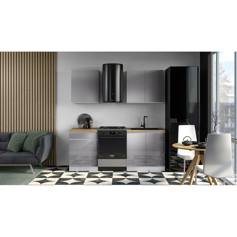 Spodná skrinka, biela-sivý vysoký lesk, D40S1, 1x dvierka so zásuvkou