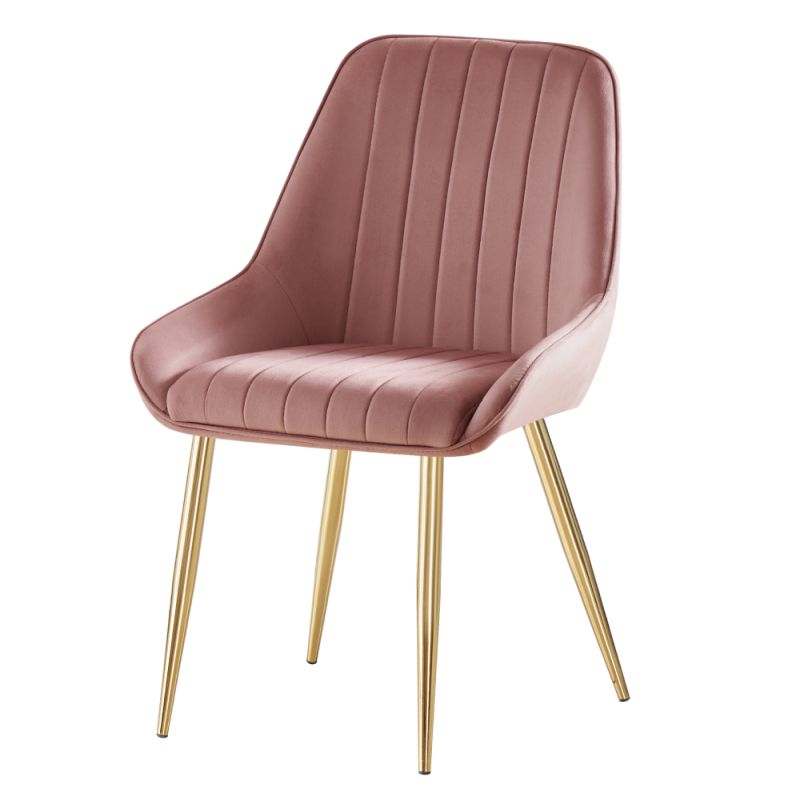 Jedálenská stolička v atraktívnom dizajne ružová 