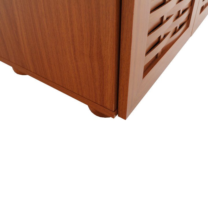 Botník dvojdverový so zásuvkou, MDF laminovaná, americká čerešňa