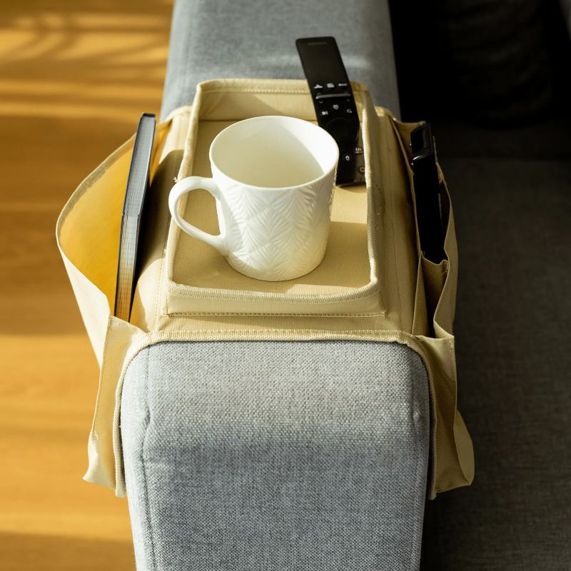 Organizér na pohovku, béžová