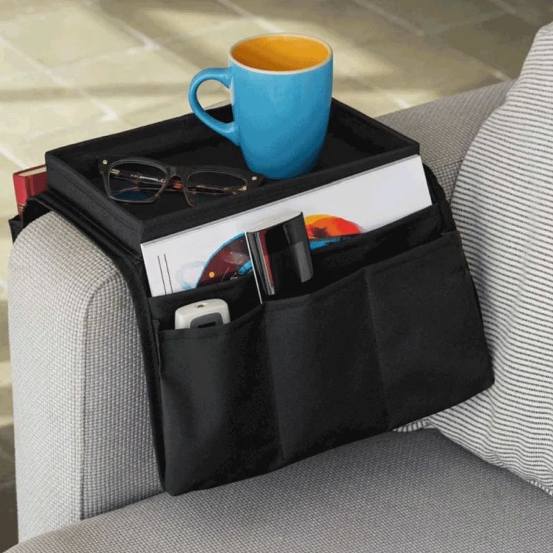 Organizér na pohovku, čierna