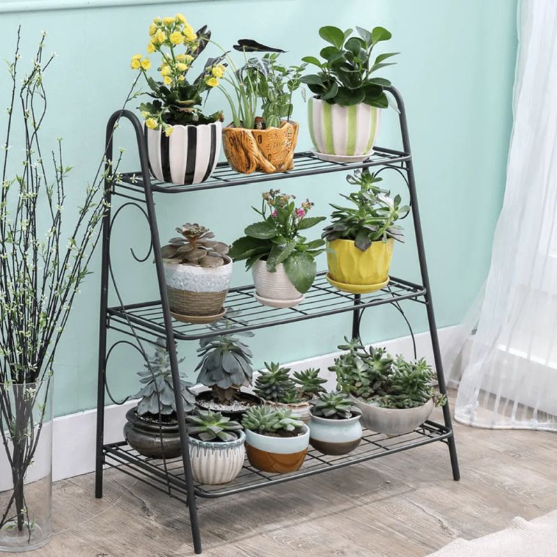 Regál, 3-policový, tmavosivý