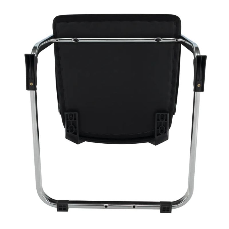 Zasadacia stolička s opierkami na ruky, čierna