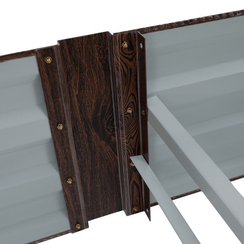 Vyvýšený záhon 160x80, hnedá oceľ