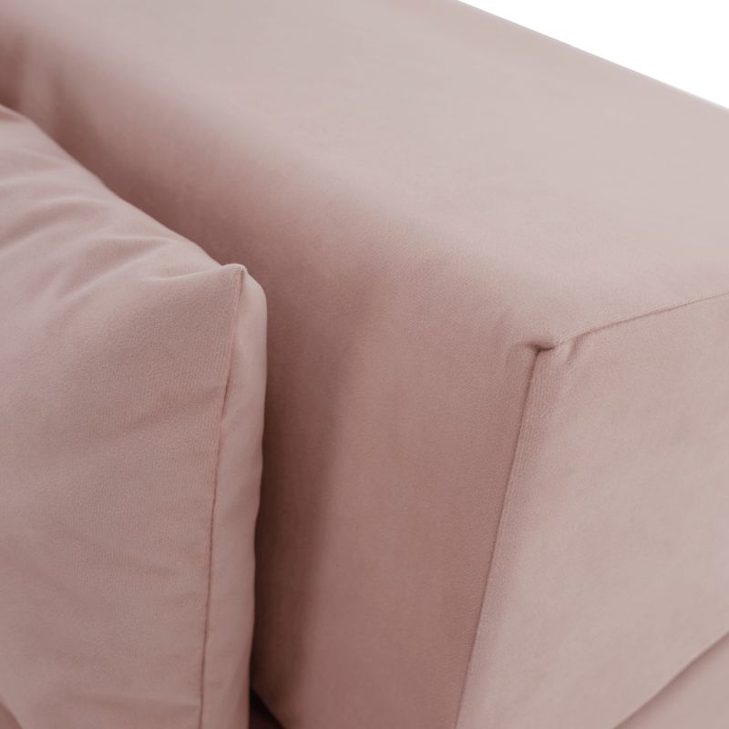 Skladací matrac do tvaru kresla, ružová