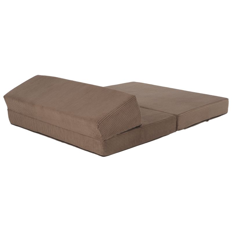 Skladací matrac do tvaru dvojkresla, béžová