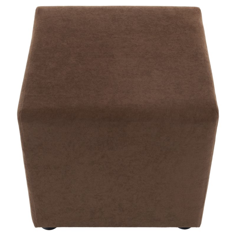 Praktický taburet, látka Alova hnedá