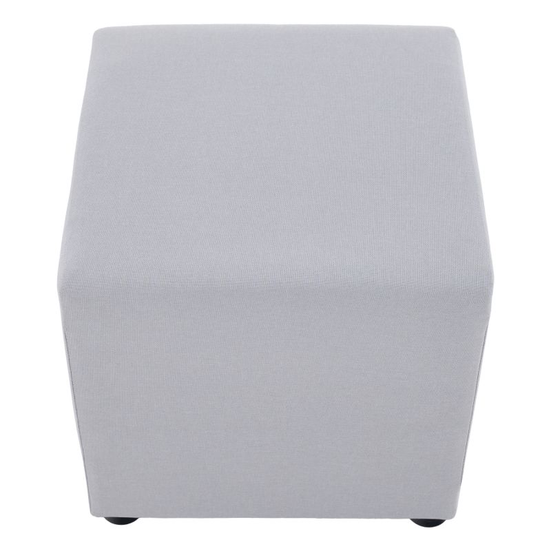 Praktický taburet, látka Savana svetlosivá