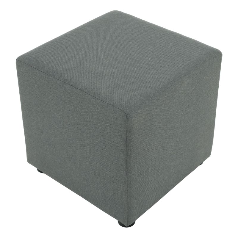 Praktický taburet, látka Savana zelená