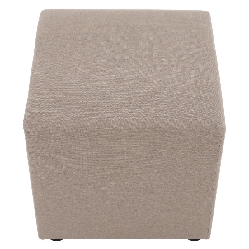 Praktický taburet, látka Savana béžová