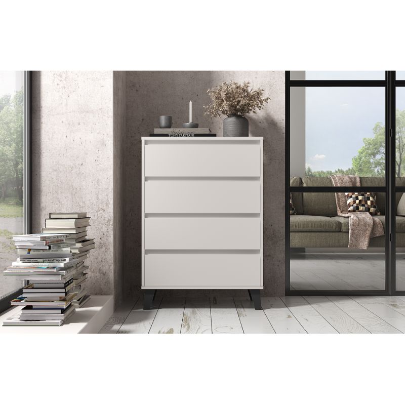 Komoda 4S70, 4x šuplík, kašmír