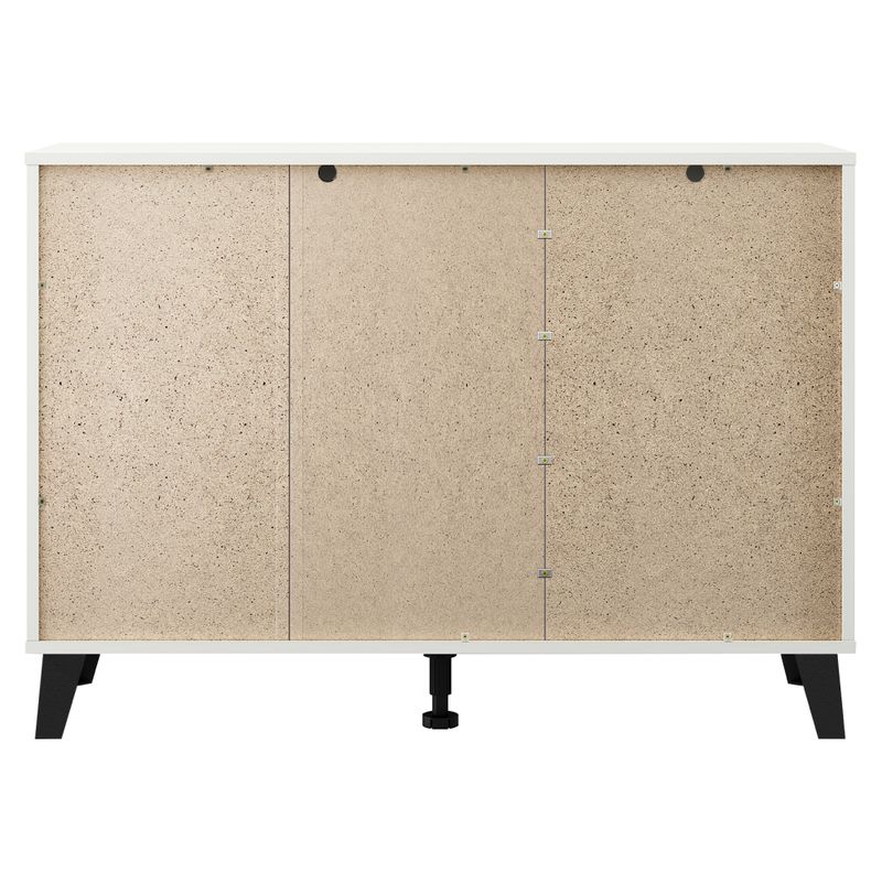 Komoda 1D3S, 3x šuplík 1x dvierka, biela