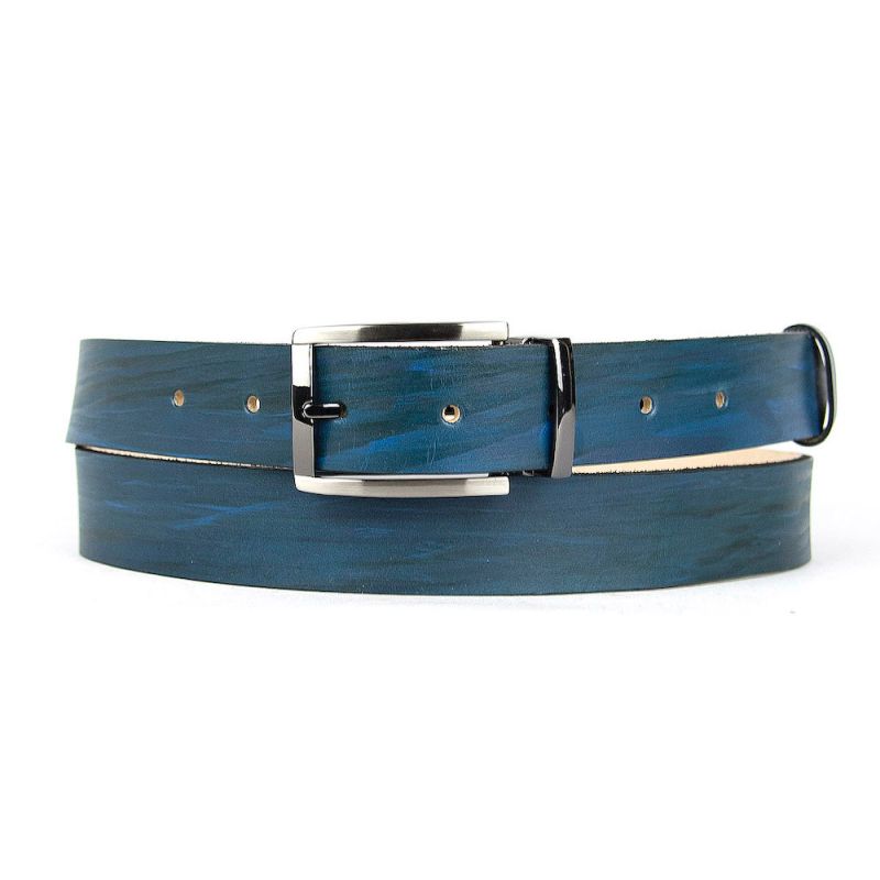 Ručne maľovaný kožený opasok, 163cm, Limitovaná edícia 15