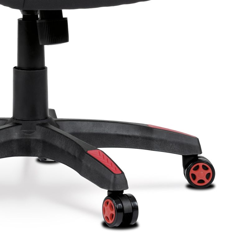 Kvalitné herné kreslo v čierno-červenej farbe