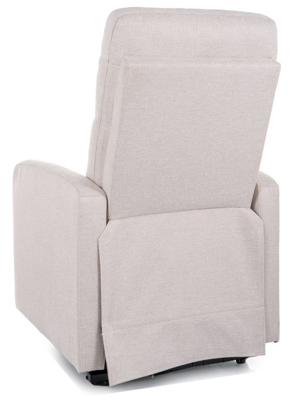 Elektrické elegantné polohovateľné kreslo, svetlobéžová brego 22