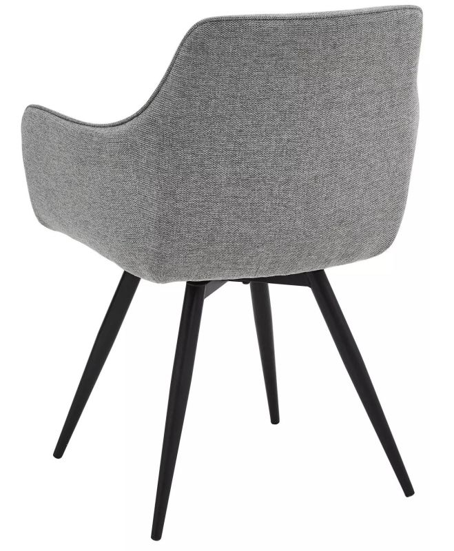 Stolička jedálenská z príjemného materiálu čierna-svetlobéžová 31