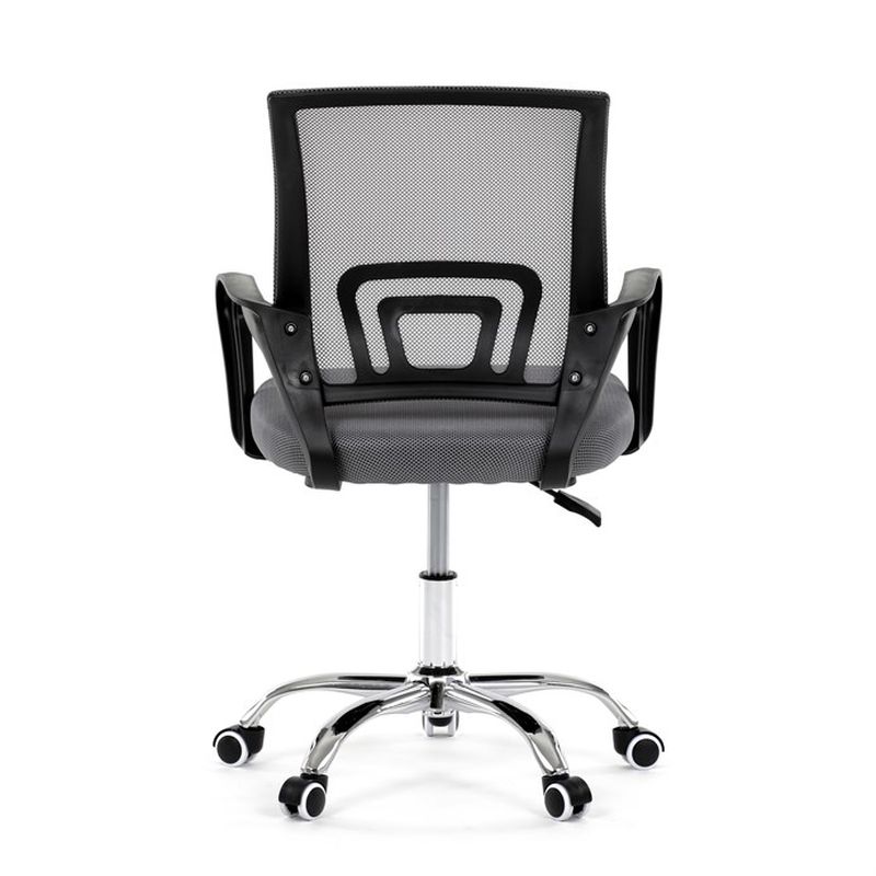 Kancelárska stolička, poťah sivá látka a sieťovina MESH